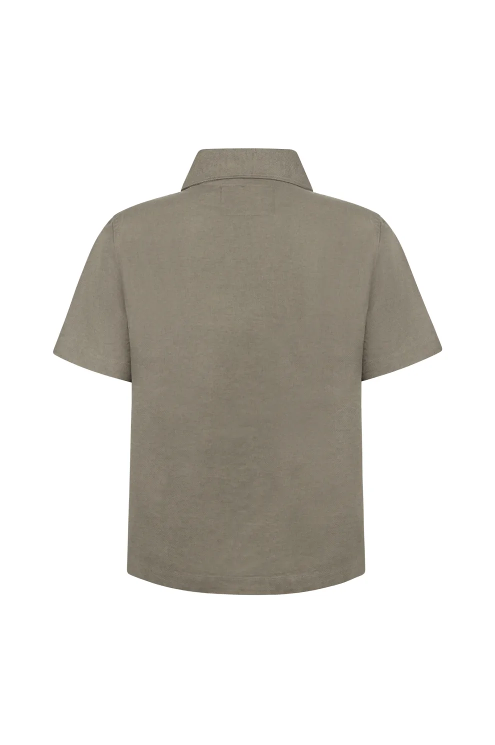 MASSIMO, 1/1-Arm Herren Overshirt, gewebt - khaki